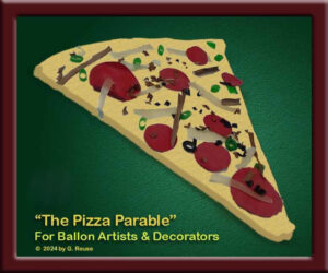 Slice of pizza #MadeWithBalloons